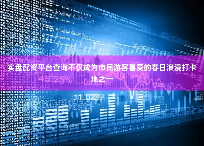 实盘配资平台查询不仅成为市民游客喜爱的春日浪漫打卡地之一